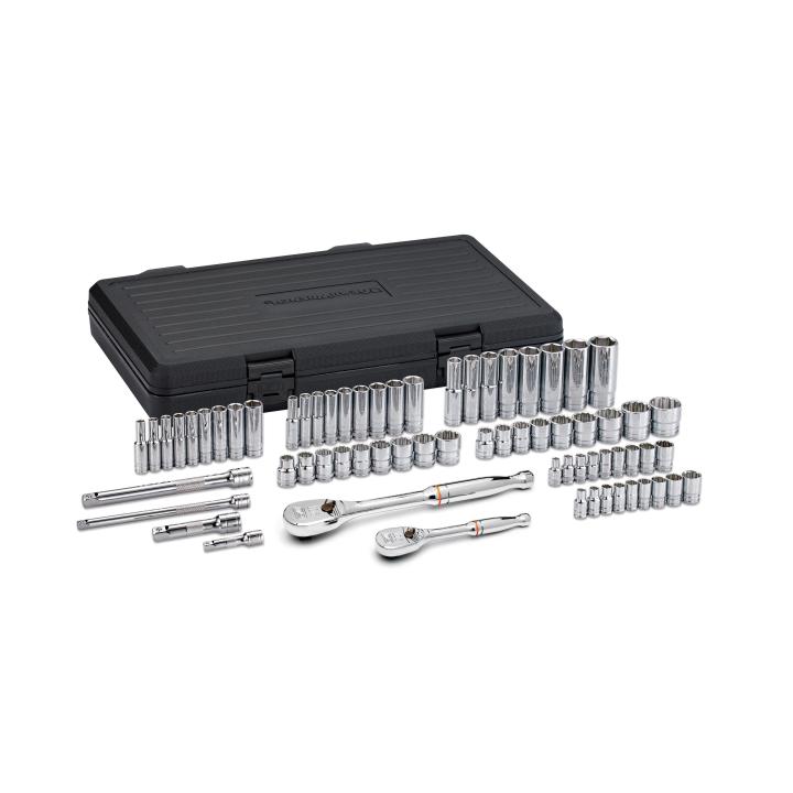 GearWrench Set Socket Std/Deep Sae/Met 1/4 & 3/8 DR 68Pc - GWR-83000 | GarageAndFab.com