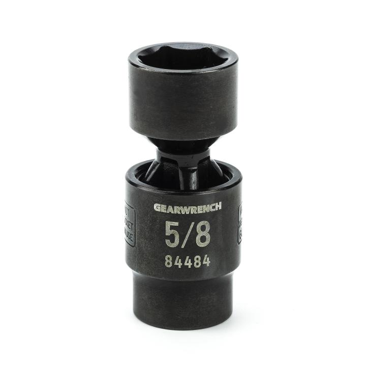 GearWrench Socket Pinless Univ Impact 3/8 DR 6PT 5/8" - GWR-84484 | GarageAndFab.com