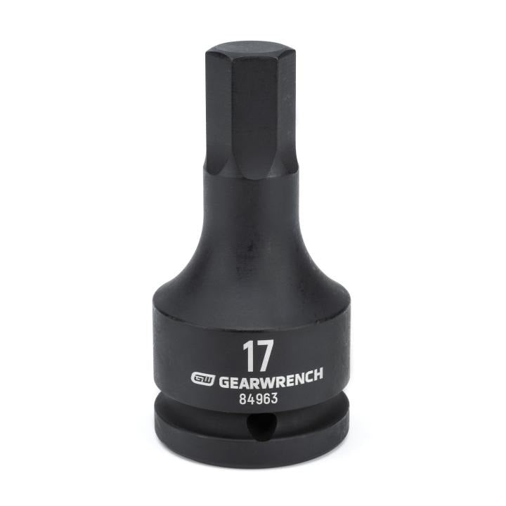 GearWrench Socket Impact Hex Bit 3/4DR 17MM - GWR-84963 | GarageAndFab.com
