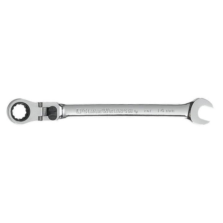 GearWrench Wrench Rat Lck Flex Xl 14MM - GWR-85614 | GarageAndFab.com
