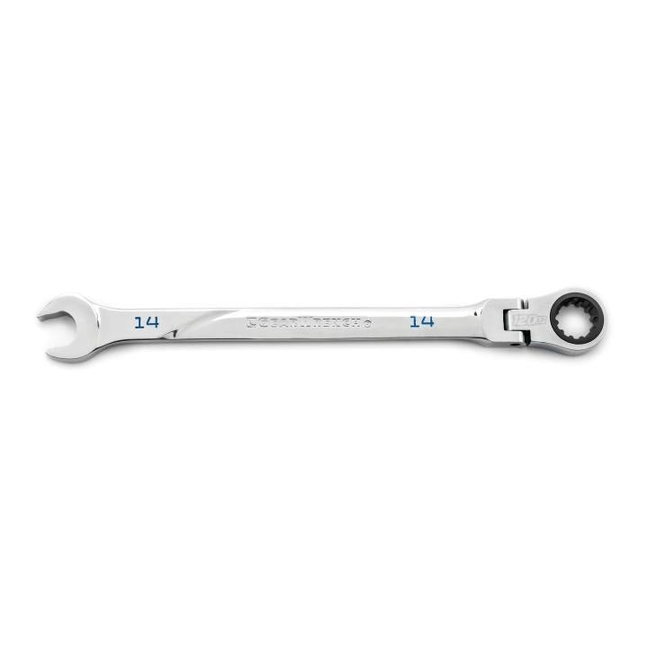 GearWrench Wrench Rat Combination Flex 120Xp 14MM - GWR-86214 | GarageAndFab.com