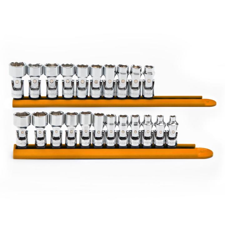 GearWrench Set Socket Flx MM 1/4 3/8 DR 6PT 22Pc - GWR-86539 | GarageAndFab.com