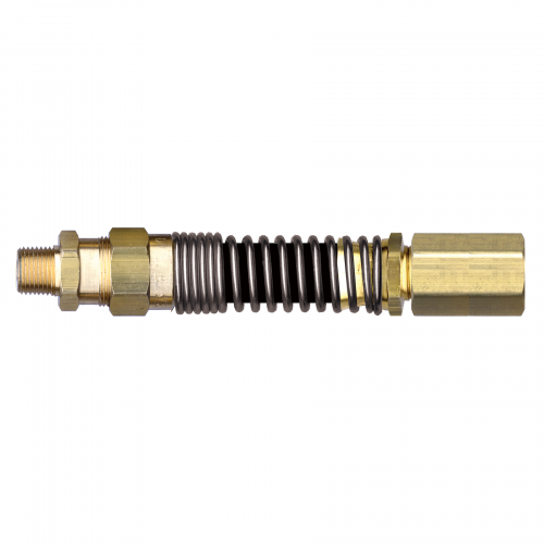 Fairview 3/8 Air brake Assy;1/2MPTSWx1/2MPT;w/SG;6in Item #: FVF-HAB-NOSE BOX-1 | GarageAndFab.com