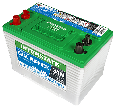 Interstate Battery 34M-AGM | GarageAndFab.com 