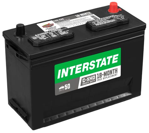 Interstate Battery C50-XHD | GarageAndFab.com 