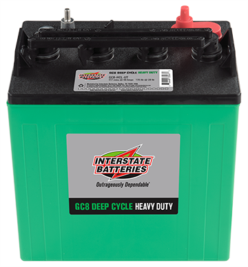 Interstate Battery GC8-HCL-UT | GarageAndFab.com 