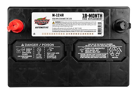 Interstate Battery M-124R | GarageAndFab.com 