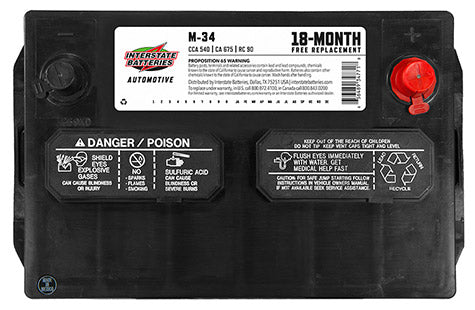 Interstate Battery M-34 | GarageAndFab.com 