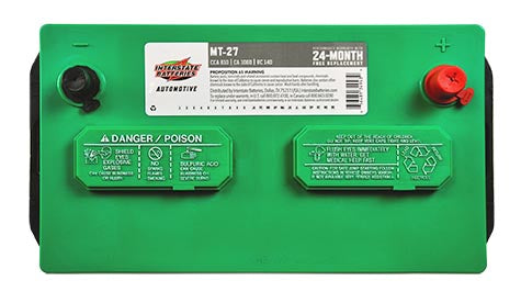 Interstate Battery MT-27 | GarageAndFab.com 