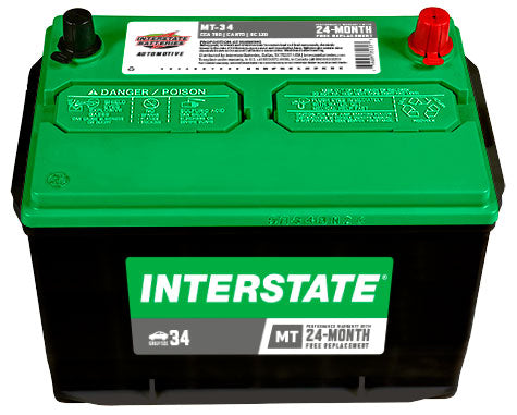 Interstate Battery MT-34 | GarageAndFab.com 