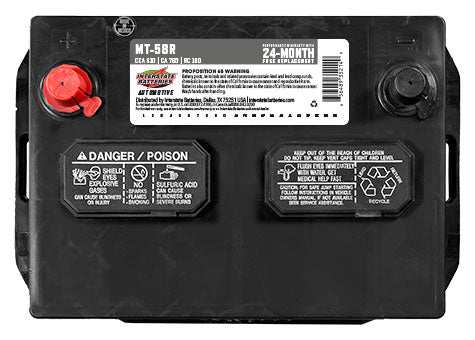 Interstate Battery MT-58R | GarageAndFab.com 