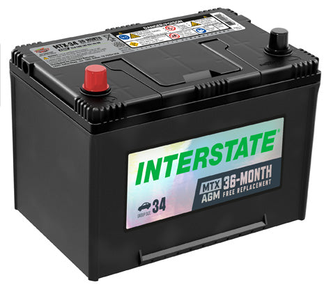 Interstate Battery MTX-34 | GarageAndFab.com 