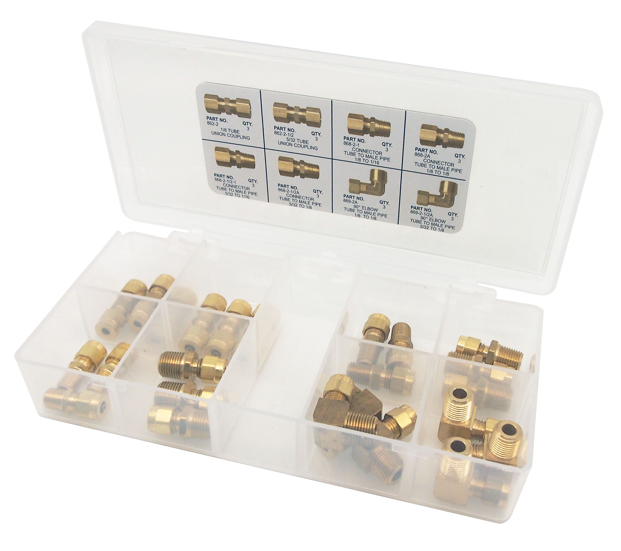 Fairview Air Shift Trans. Fttng Kit -PTC Item #: FVF-ASTM-KIT-PC | GarageAndFab.com