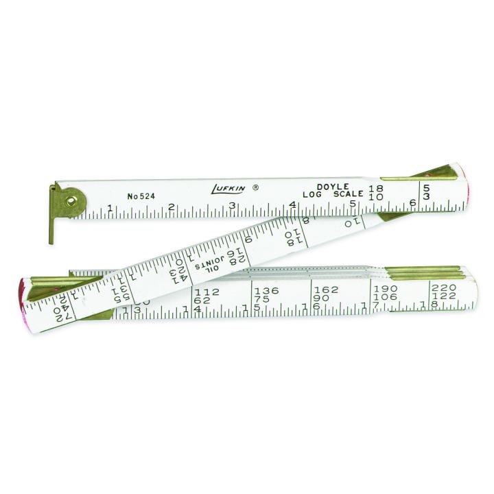 Lufkin Wood Rule,Doyle Log Scl 5/8X48" - LUF-TT524N | GarageAndFab.com