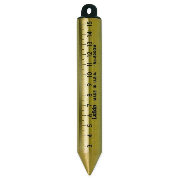 Lufkin Plumb Bob Brass Mm/Cm 20 Oz - LUF-590GMN | GarageAndFab.com