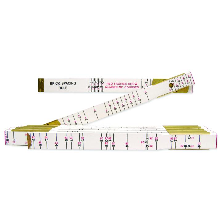 Lufkin Folding Rule,6',Oversize Brick,Masonry - LUF-T656N | GarageAndFab.com