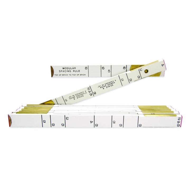 Lufkin Folding Rule,6',Modular Spacing,Masonry - LUF-646LN | GarageAndFab.com
