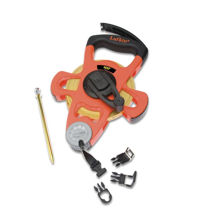 Lufkin Tape,Fiberglass,Pro Series,3/4"X100 - LUF-PSFE100 | GarageAndFab.com