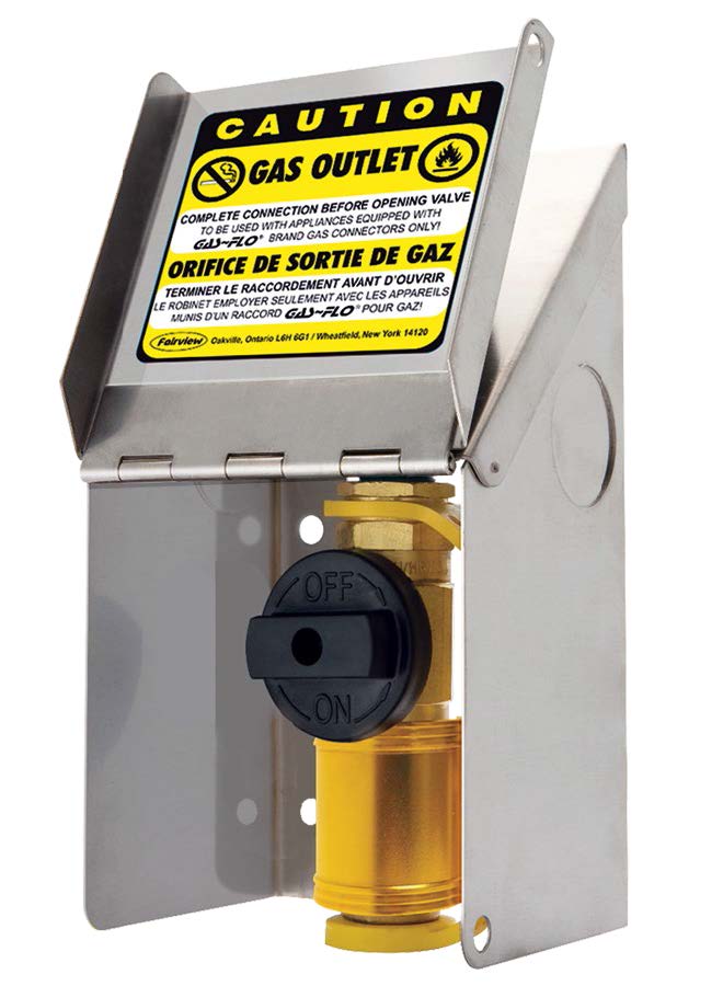 Fairview Gas Outlet;BVQD;SS Cover Item #: FVF-NGO-3 | GarageAndFab.com