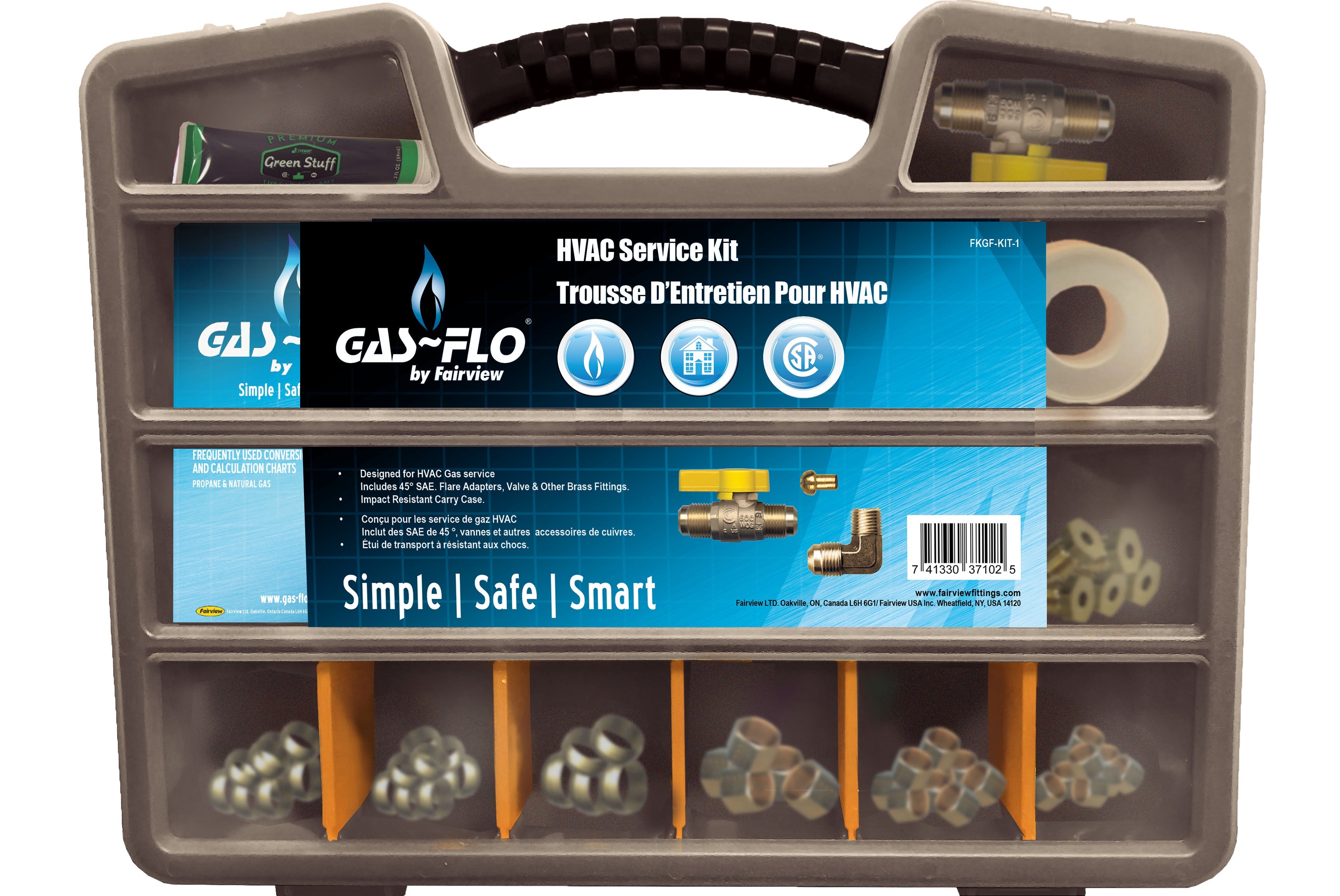 Fairview GAS/HVAC Field Srvc Kit Item #: FVF-FKGF-KIT-1 | GarageAndFab.com