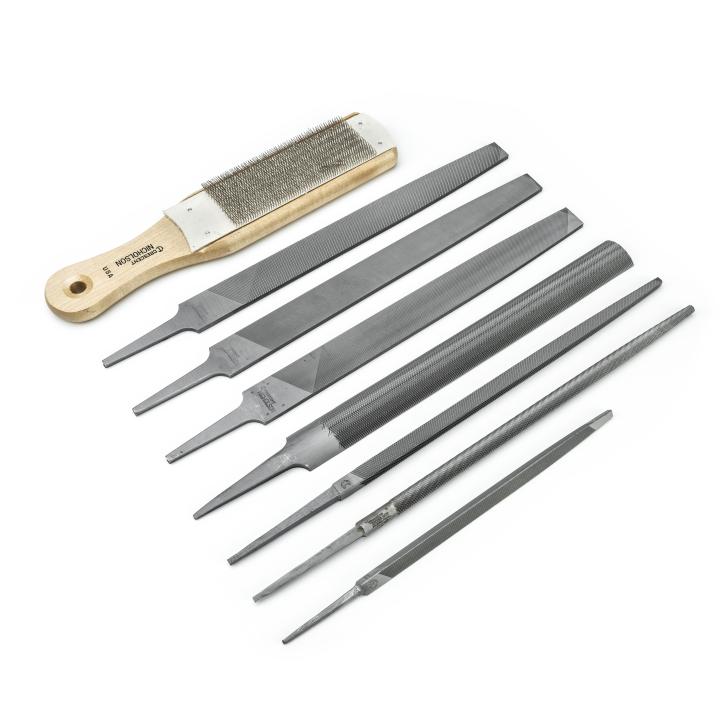 Nicholson (Crescent) File Set,8Pc,Machinist Kit,Pouched - 220 5Nnn - NIC-22025NNN | GarageAndFab.com