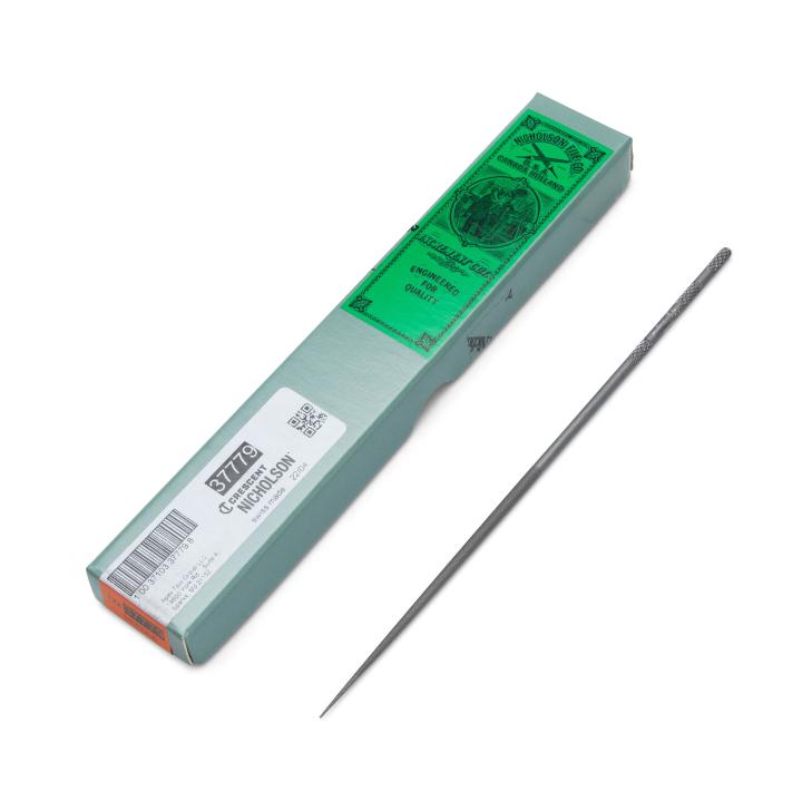 Nicholson (Crescent) File,Needle,Round,0,6-1/4/159Mm - NIC-37779 | GarageAndFab.com