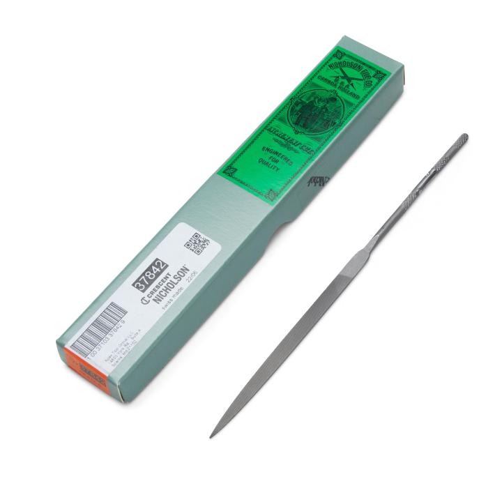 Nicholson (Crescent) File,Needle,Flat,2,6-1/4"/159Mm - NIC-37842 | GarageAndFab.com