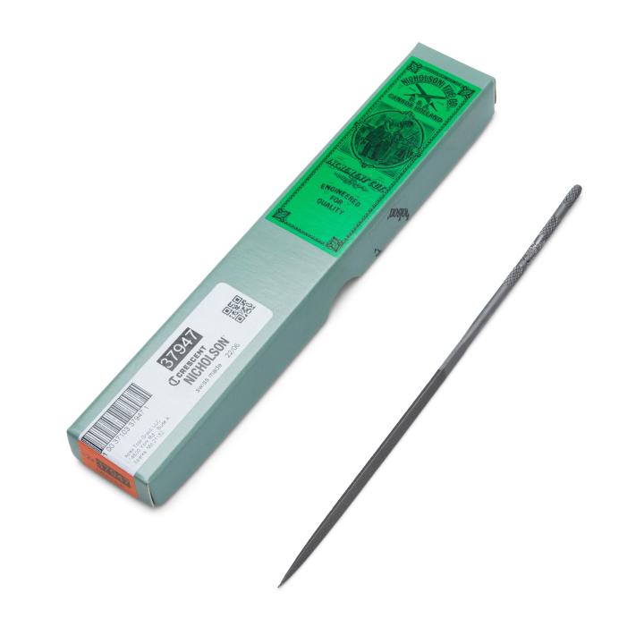 Nicholson (Crescent) File,Needle,3-Sq.0,6-1/4"/159Mm - NIC-37947 | GarageAndFab.com