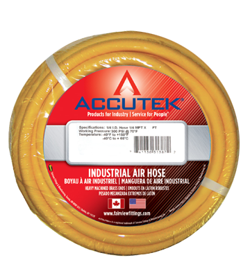 Fairview 3/8ID Select PVC Assy;Yel;1/4MPTx50ft Item #: FVF-PA6YEL-50B | GarageAndFab.com
