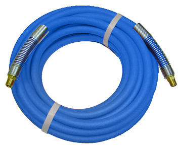 Fairview 3/8ID Select PVC Assy;Blue;1/4MPTx100ftw/ SGuard Item #: FVF-PAR6BLU-100B-SG | GarageAndFab.com