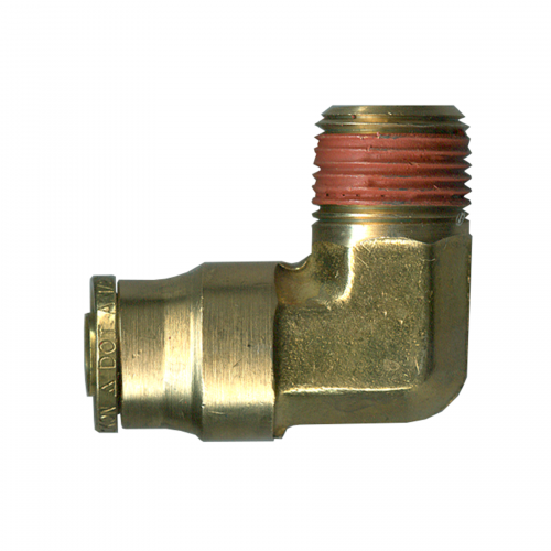 Fairview DOT PTC 90Elbow;3/8x1/2MPT Item #: FVF-PC1469-6D | GarageAndFab.com