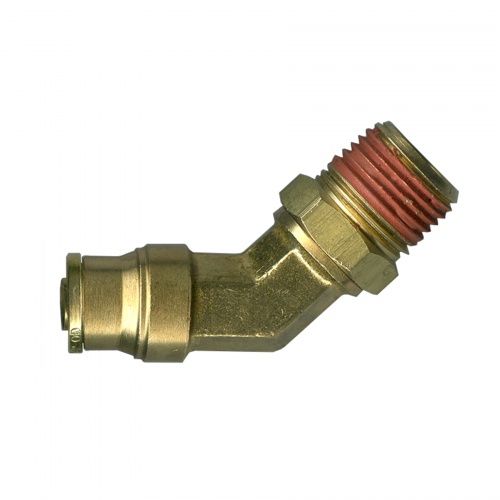 Fairview DOT PTC 45Elbow;1/2x1/4MPT Item #: FVF-PC1474SW-8B | GarageAndFab.com