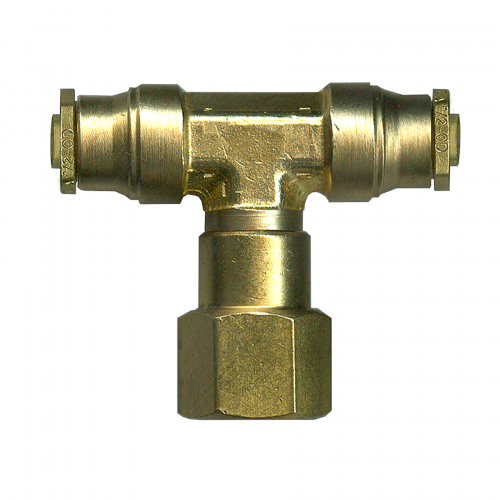 Fairview DOT PTC Tee;1/4x1/8FPT SW Item #: FVF-PC1478SW-4A | GarageAndFab.com