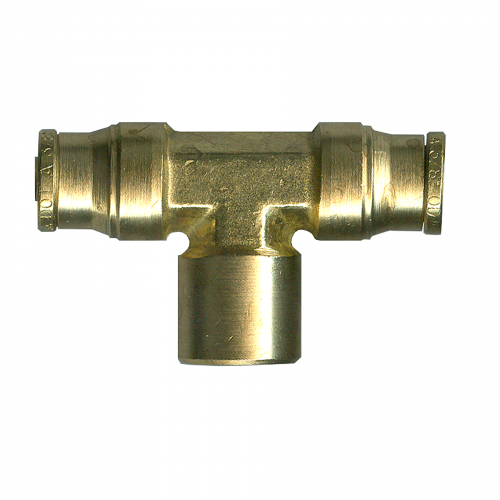 Fairview DOT PTC Tee;1/4x1/4FPT Item #: FVF-PC1478-4B | GarageAndFab.com