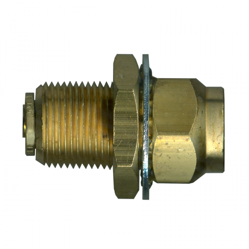 Fairview DOT PTC Blkhd Union;3/8x3/8FPT Item #: FVF-PC1486-6C | GarageAndFab.com