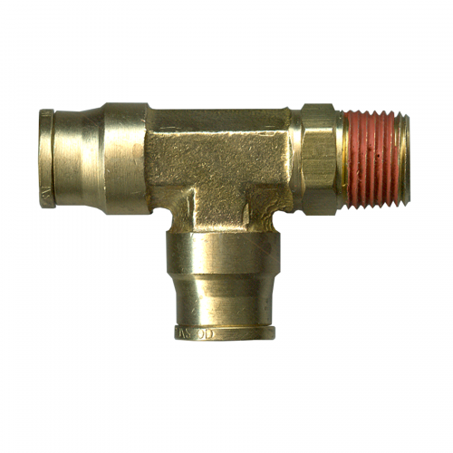 Fairview Push-Connect Tee;1/4x1/4MPTx1/4 Item #: FVF-PC71SW-4B | GarageAndFab.com
