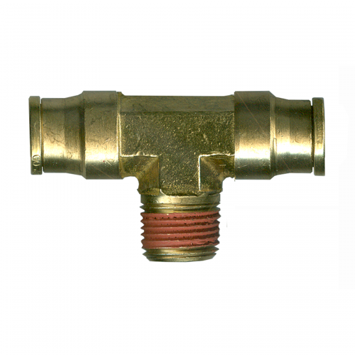 Fairview Push-Connect Tee;3/8x1/4MPT Item #: FVF-PC72-6B | GarageAndFab.com