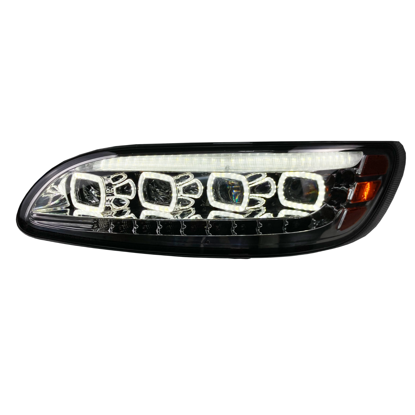 Vivid PETE03 Brilliant Series Peterbilt Led 386 387 330 335 382 384 Driver 2005-2021 Black | GarageAndFab.com