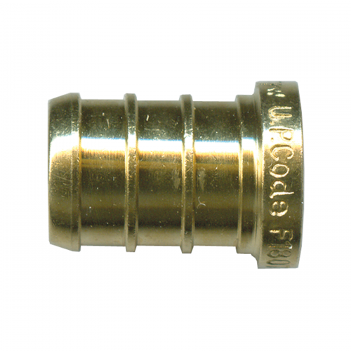 Fairview Pex Plug 1/2;Lead Free Brass Item #: FVF-LF-PEX-121HB-10 | GarageAndFab.com