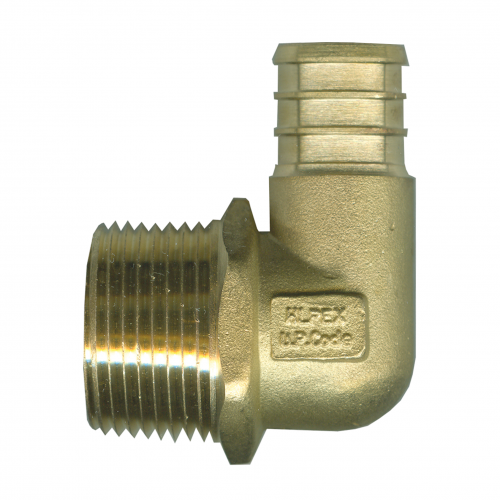 Fairview Pex Elbow 3/4x3/4 MPT;Lead Free Brass Item #: FVF-LF-PEX-139-14E | GarageAndFab.com