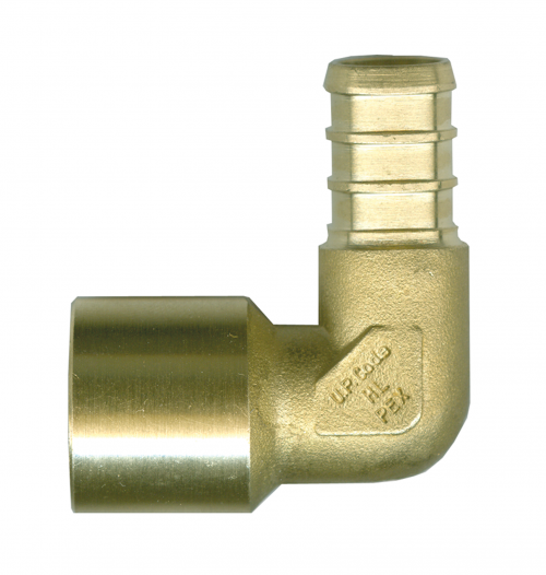 Fairview Pex Elbow 3/4x3/4F.Sweat ;Lead Free Brass Item #: FVF-LF-PEX-139FSW-14 | GarageAndFab.com