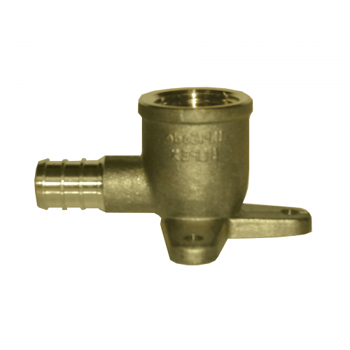 Fairview Pex Mounting Elbow 1/2x1/2FPT;Lead Free Brass Item #: FVF-LF-PEX-S139F-10D | GarageAndFab.com