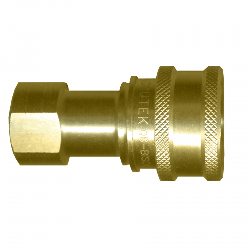 Fairview ISO B Brass Coupler;3/4x3/4FPT Item #: FVF-QD-BISOBC12-12F | GarageAndFab.com