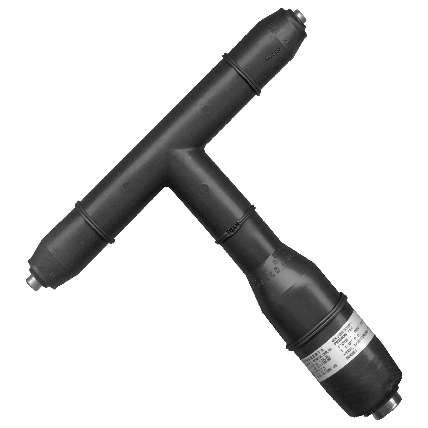 Fairview Mechanical Gas Tee;3/4IPS(2)x1/2CTS Item #: FVF-PF-50461 | GarageAndFab.com