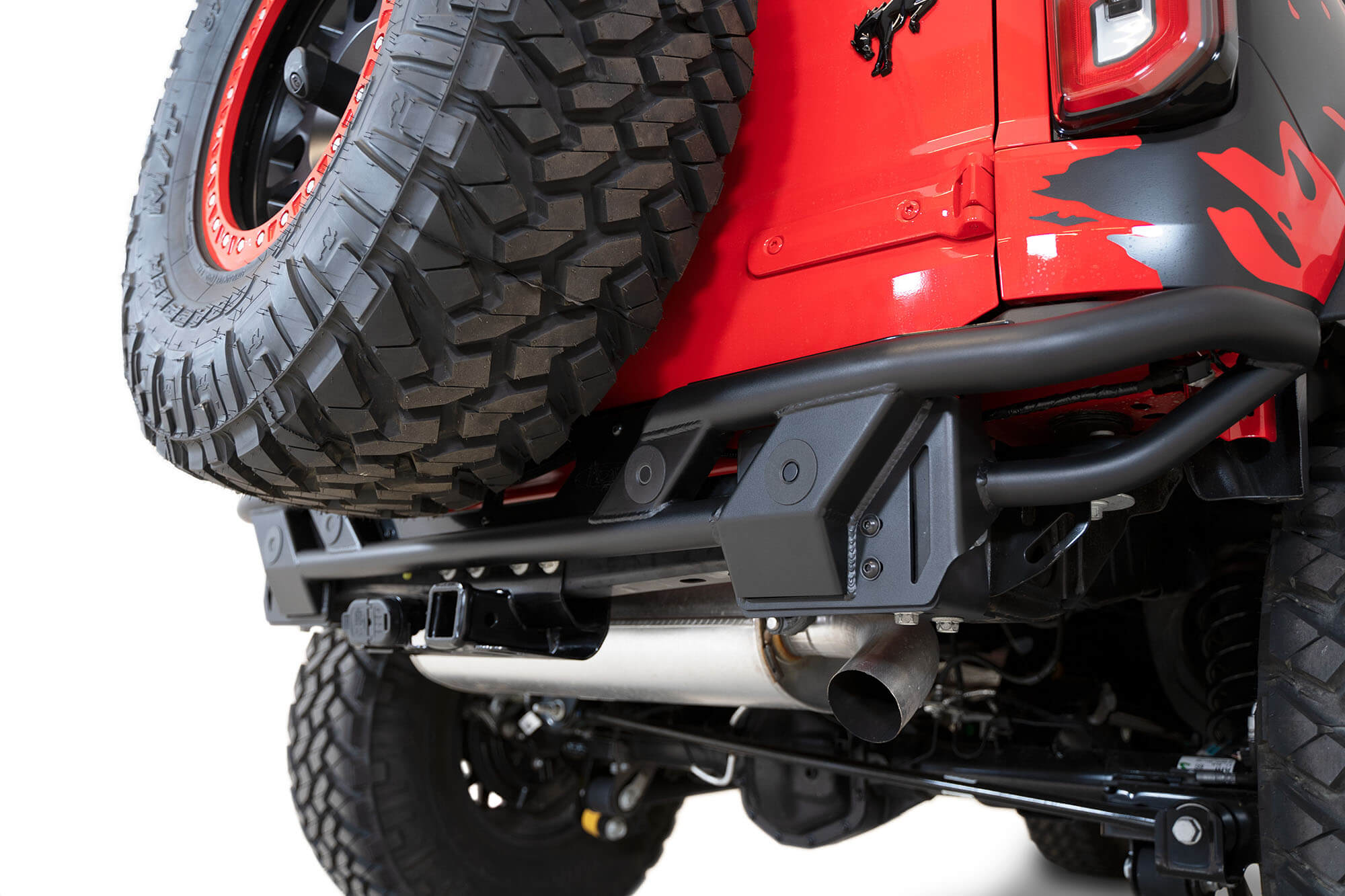 ADD Offroad 2021-2023 Ford Bronco Pro Bolt-On Rear Bumper R23857Na0103 | GarageAndFab.com