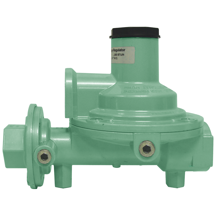 Fairview Cmpct LPG 2nd Stg Regulator;1/2FPTx3/4FPT;11in wc Item #: FVF-GR-92812C | GarageAndFab.com