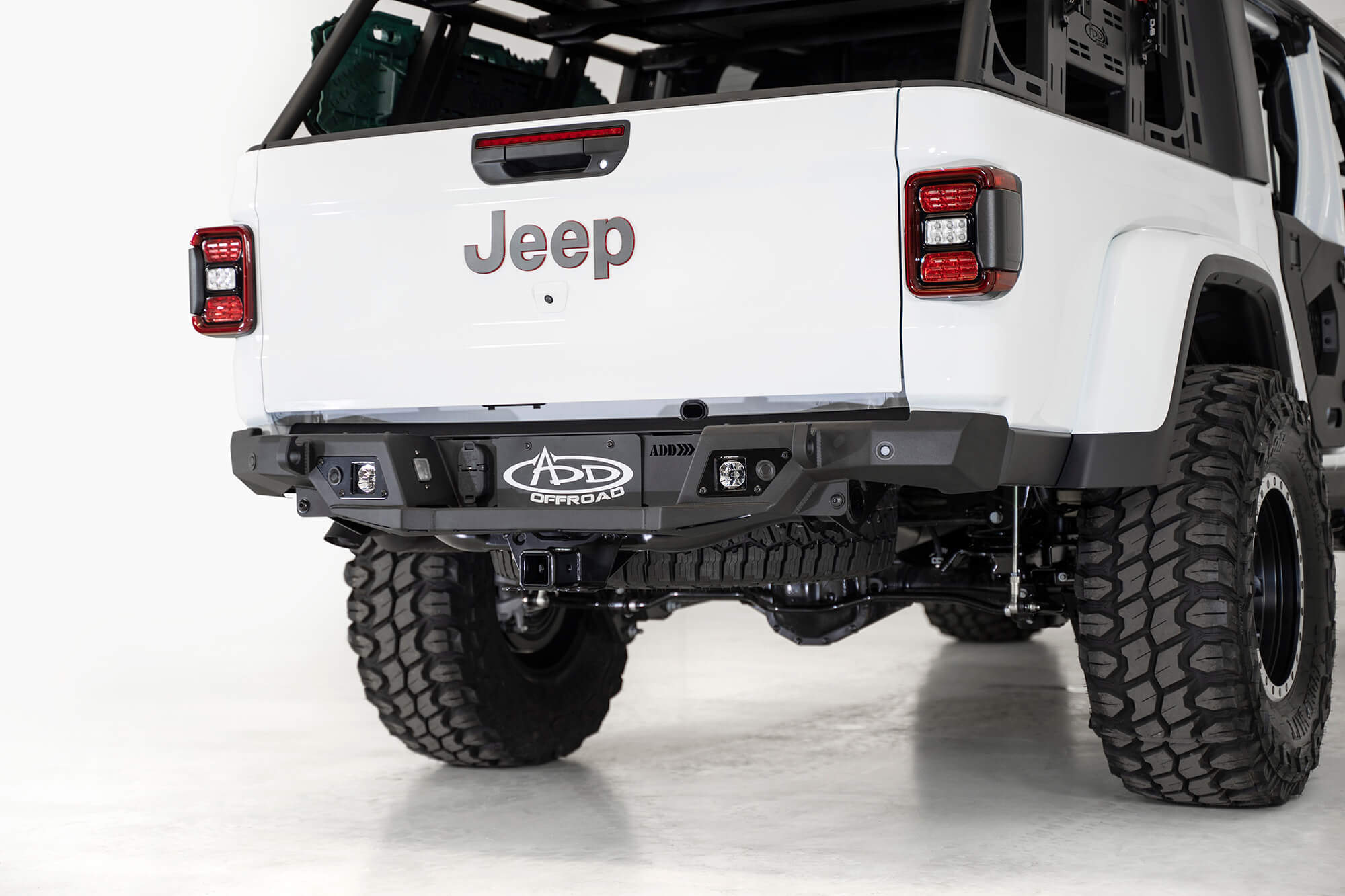 ADD Offroad 2020-2022 Jeep Gladiator Jt Stealth Fighter Rear Bumper R971241280103 | GarageAndFab.com