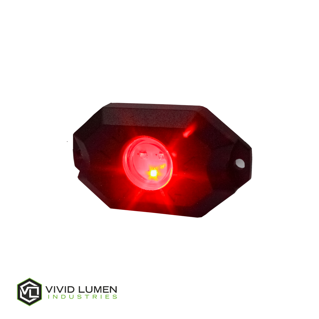 Vivid RGBRL RGB Rock Light Kit 4Pc Wireless Bluetooth | GarageAndFab.com