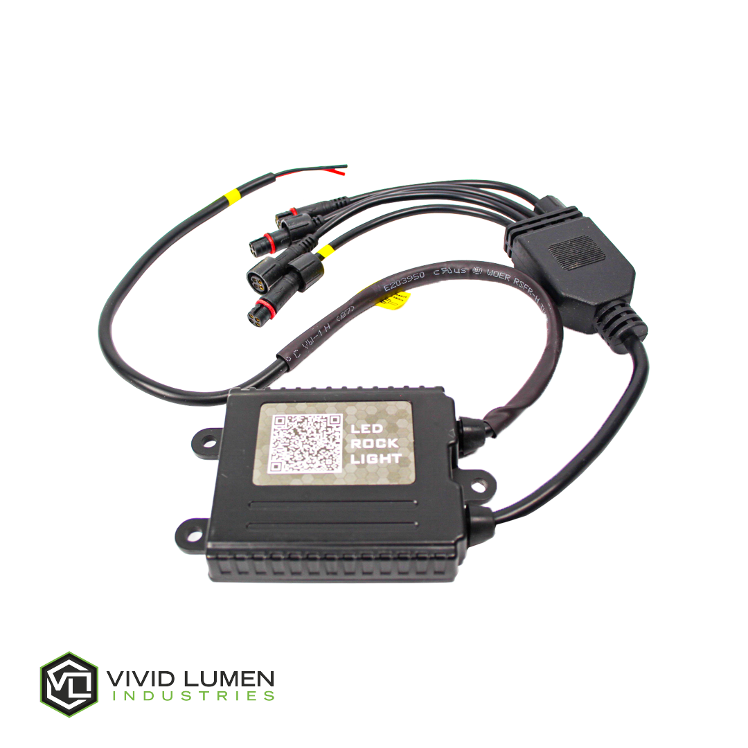 Vivid RGBRL RGB Rock Light Kit 4Pc Wireless Bluetooth | GarageAndFab.com