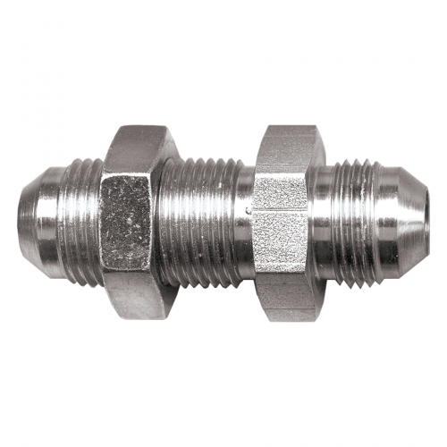 Fairview Steel Blkhd Union;1/4 MJIC Item #: FVF-S3842-4 | GarageAndFab.com